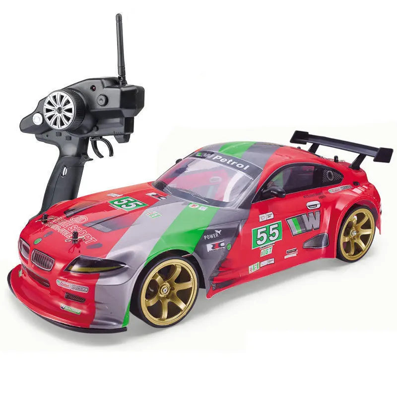 Remote Control Car 1:10 4wd 70km/H High Speed Drift Racing RC Car Simulation Gtr Car Toy Off-Road Rc Car Kids Toys