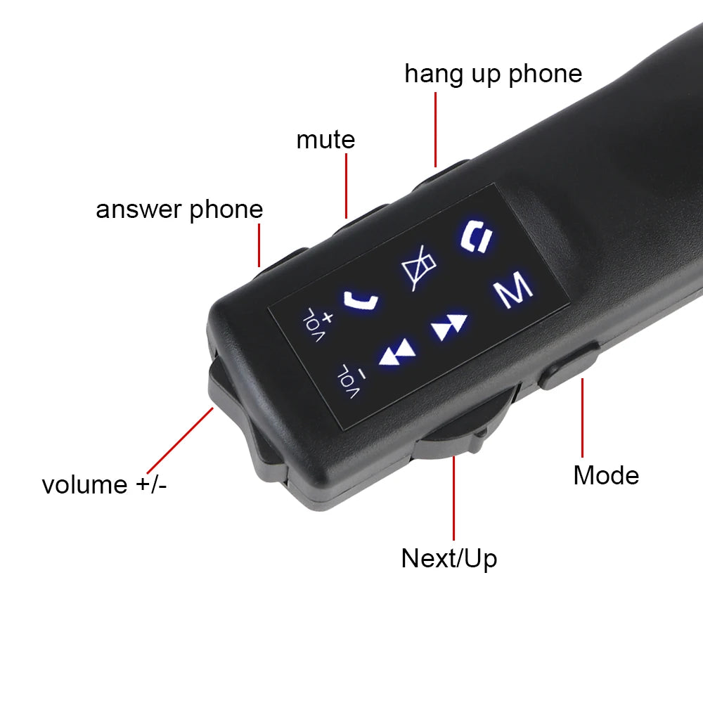 Remote Controller Car Steering Wheel Buttons 8 Keys 12V Wireless Control For Music Phone DVD Navigation Universal