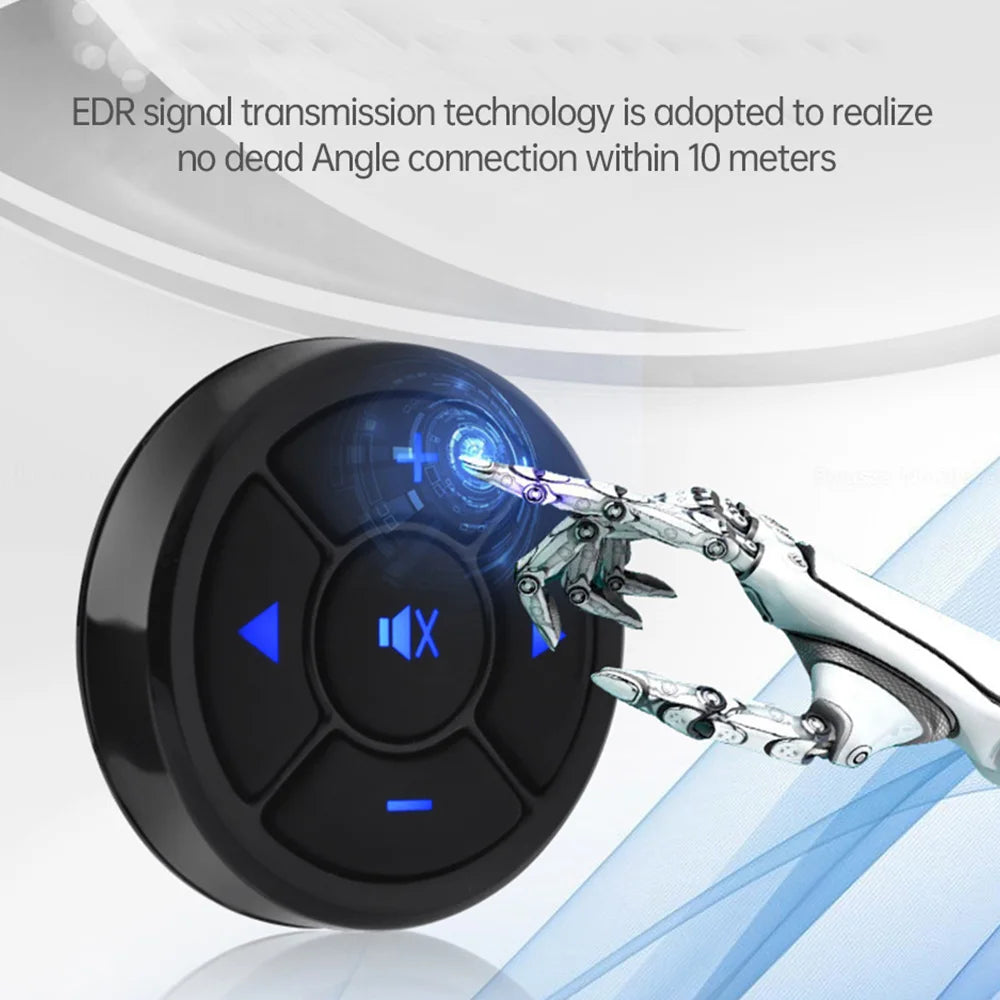 Car Wireless Remote Control 10Keys Steering Wheel Radio Controller Android Long Distance Sound Multimedia Control Smart Buttons