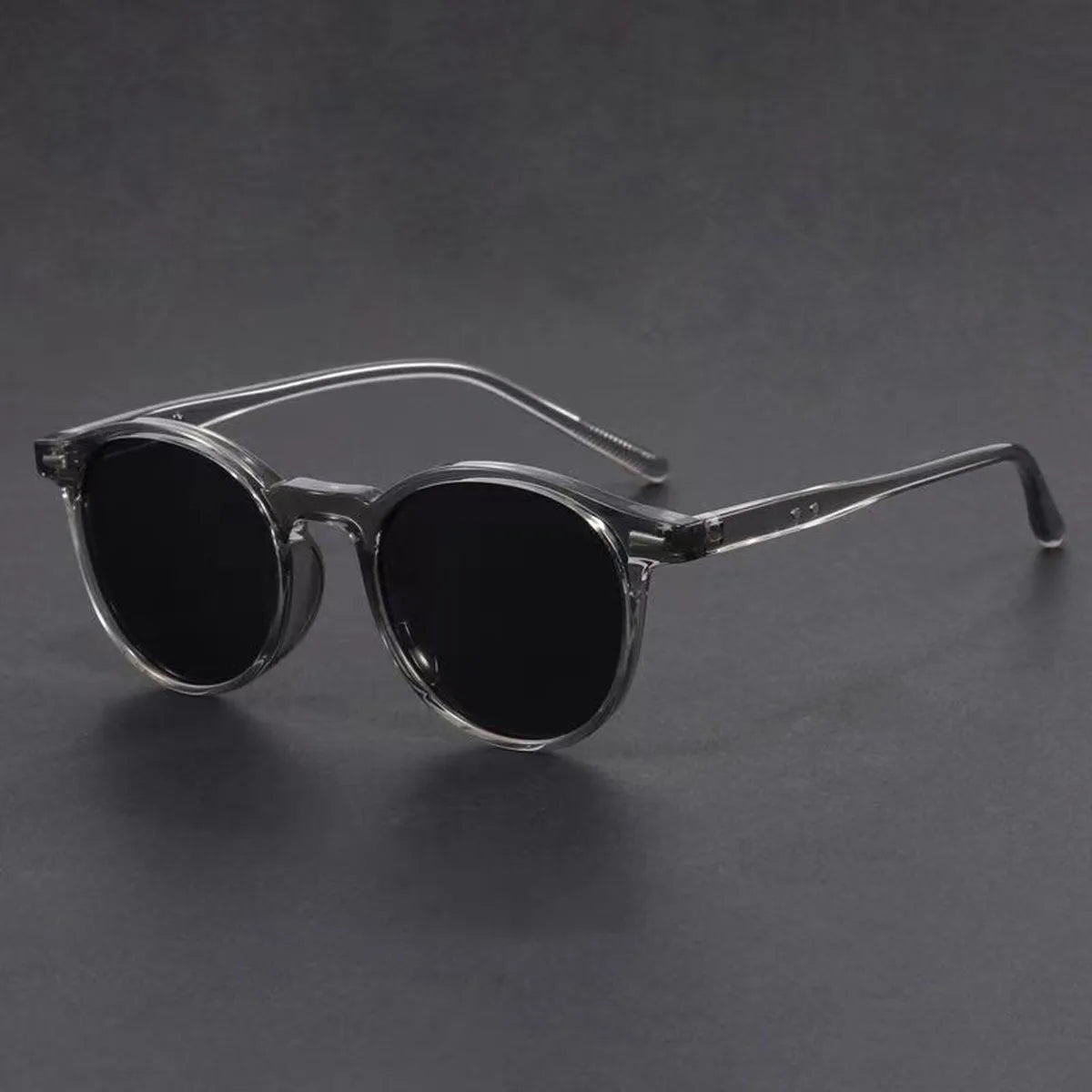1PC Ultra-light Sunglasses Round Frame UV Sunglasses Retro Fashion Ladies Sunglasses Men's Sunglasses