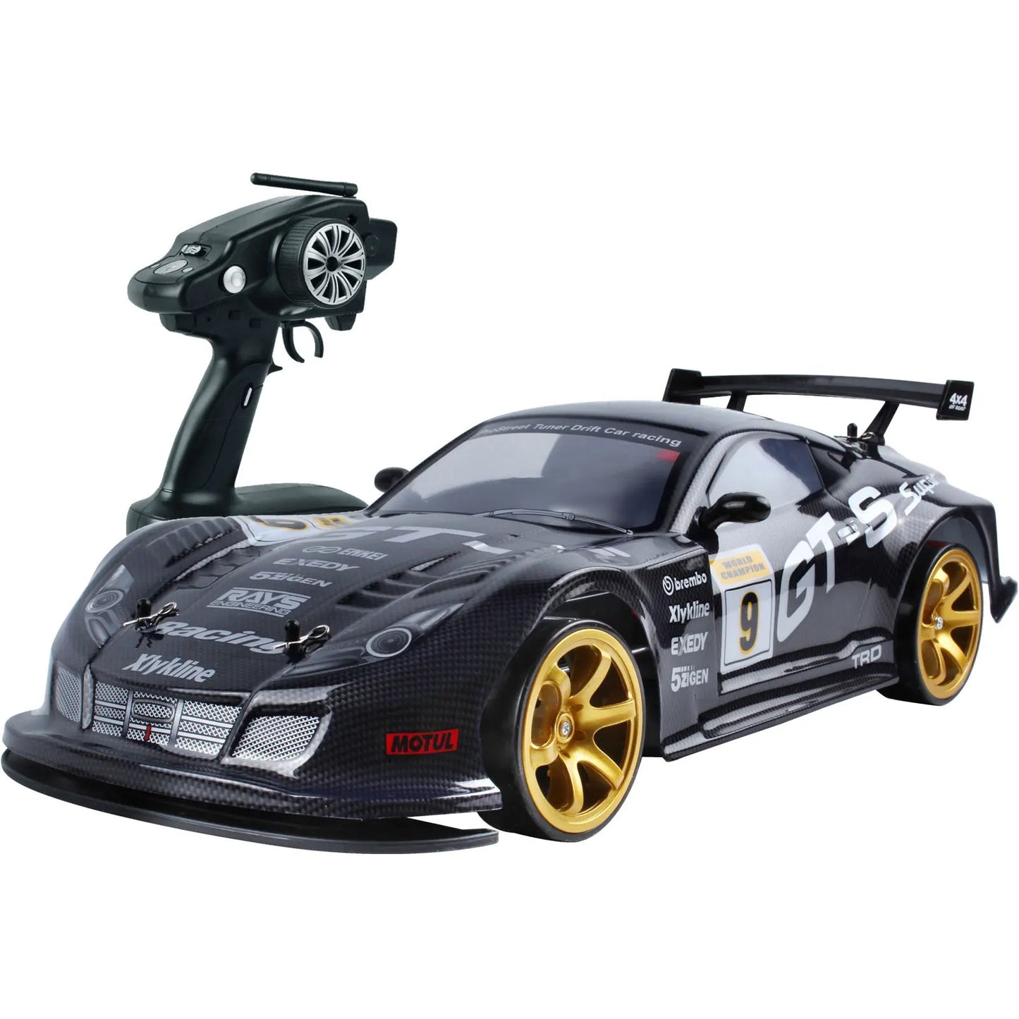 Remote Control Car 1:10 4wd 70km/H High Speed Drift Racing RC Car Simulation Gtr Car Toy Off-Road Rc Car Kids Toys
