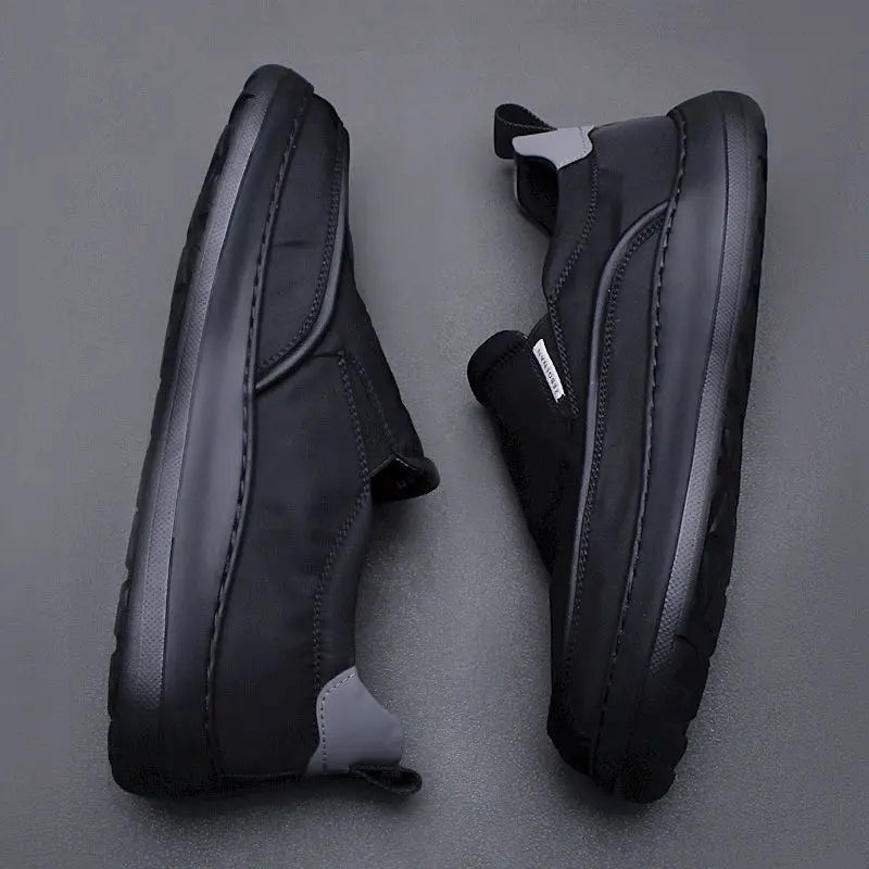 Mens Shoes 2026 Spring New Slip On Loafers Lightweight Comfortable Casual Breathable Slip Resistant Non Slip Walking Shoes