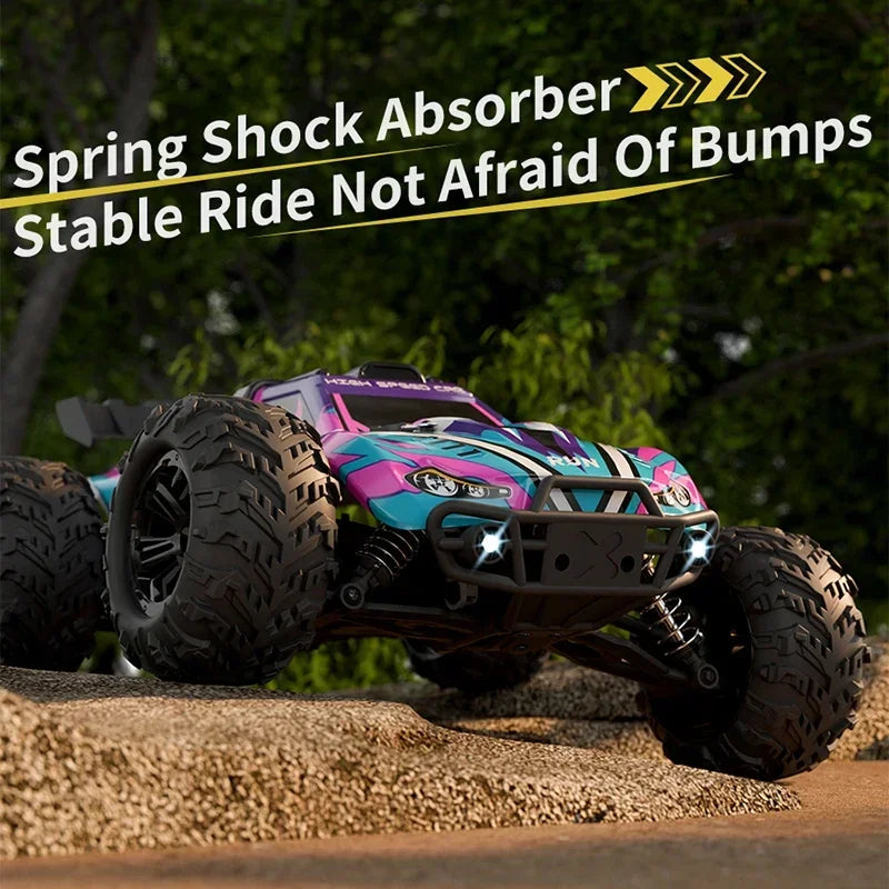 2025 New 1:16 4WD Remote Control Car 35 km/h High-Speed Off-Road RC Car All-Terrain 2.4G Electric RC Car with LED Lights