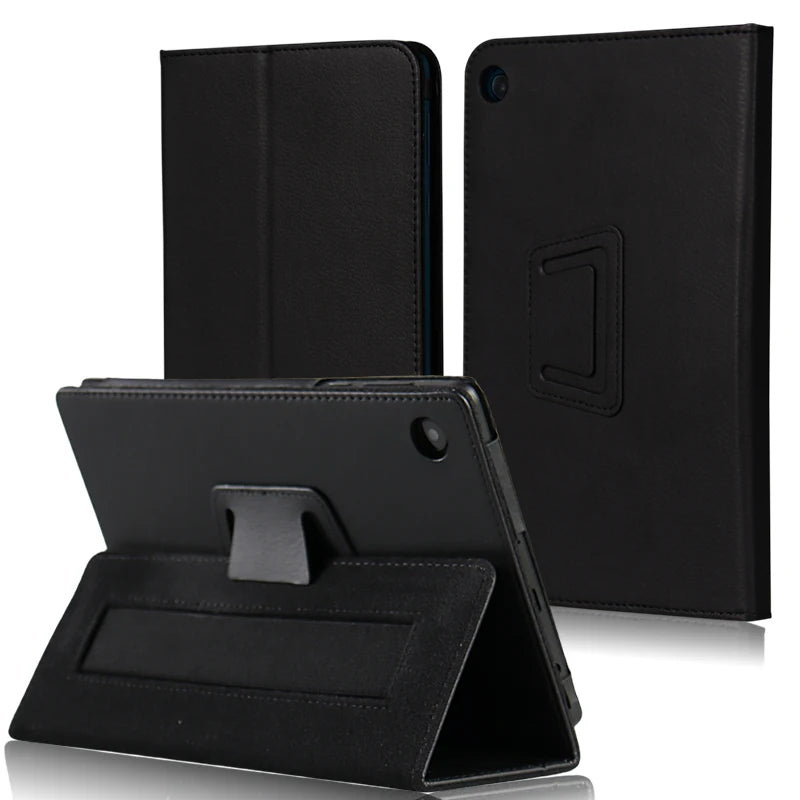 Tablet PC Case Fro 2022 TCL TAB 8 4G 9132G Leather Case Hand Support Bracket PU 9132X1 8 inch Litchi Pattern PU Leather Cover