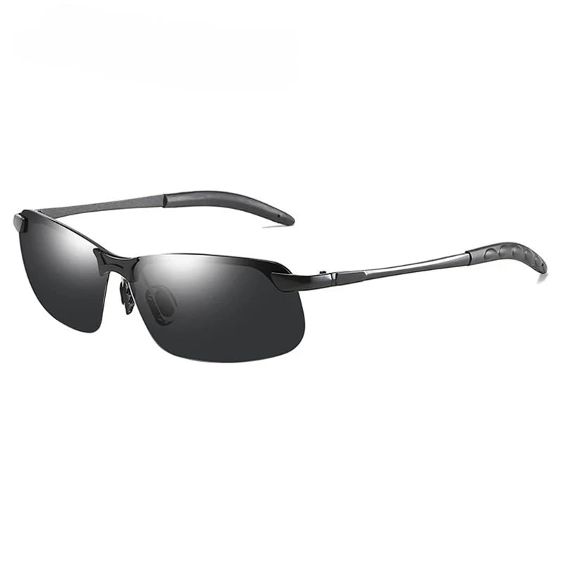 Men's Photochromic Polarized Sunglasses UV400 Day Night Vision Changing Color Chameleon Driving Fishing Eyewear