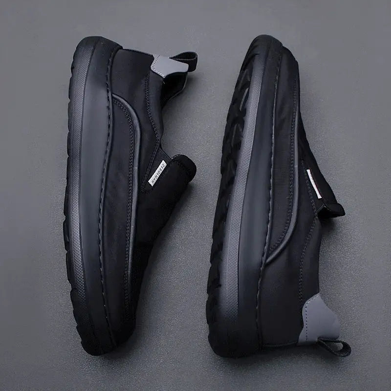 Mens Shoes 2026 Spring New Slip On Loafers Lightweight Comfortable Casual Breathable Slip Resistant Non Slip Walking Shoes
