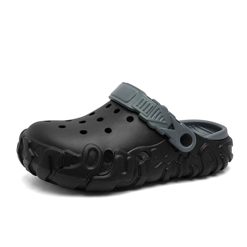Mens Sandals 2026 New Design Summer Shoes for Men Casual Clogs Thick-bottom Anti-slippery Garden Shoes Outdoor Fashion Slippers