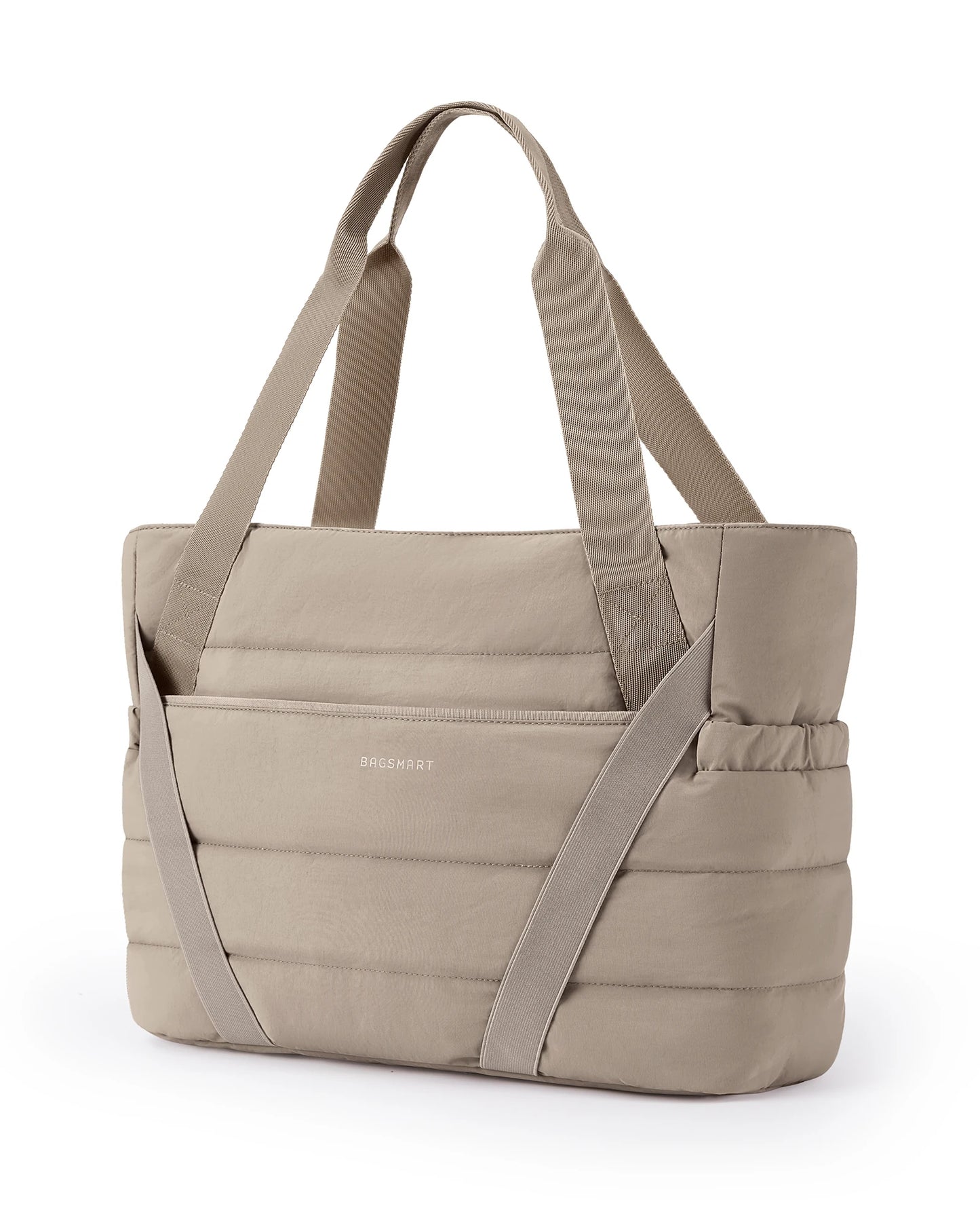 BAGSMART Sports Gym Tote Bags for Women Commuting Shoulder Bag Leisure Simple Mommy Go Out Bag  Large Capacity Luggage Handbag