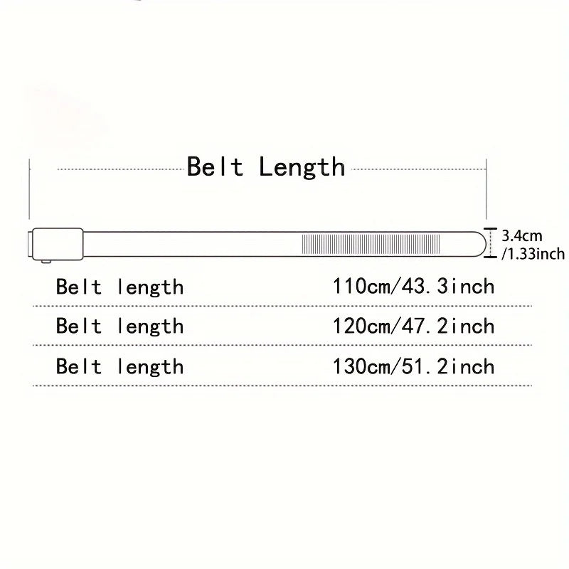 Casual Men's Nylon Belt Woven Canvas Breathable Automatic Buckle Belt For Men Outdoor Sports Strap Fashion Jeans Belt
