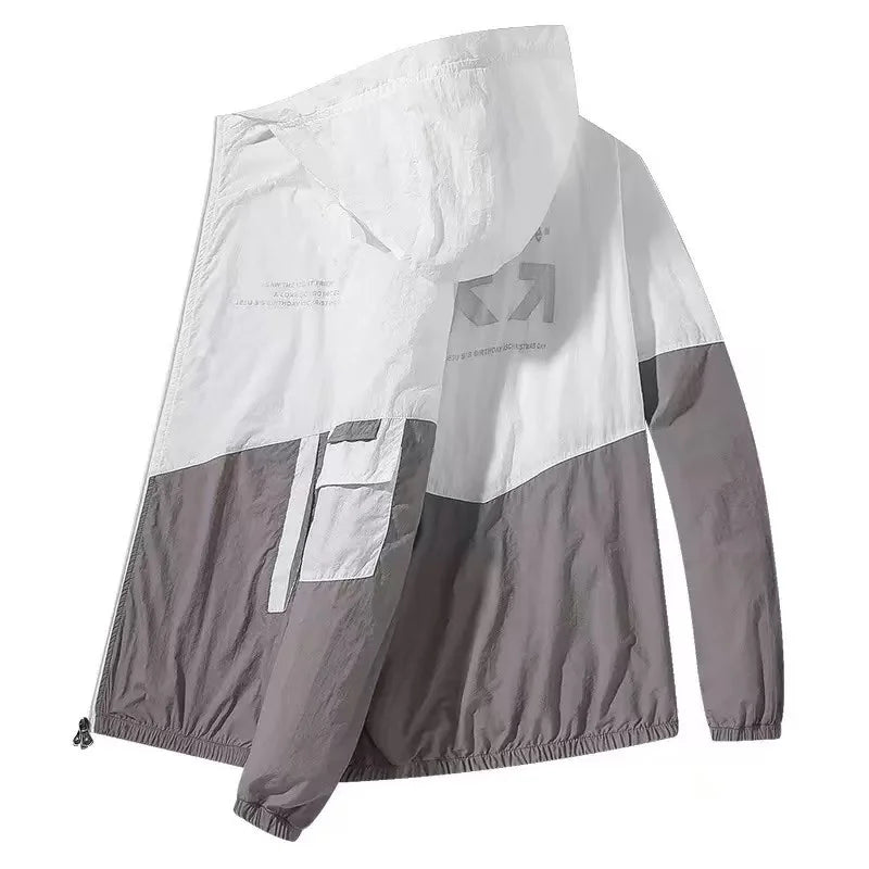 2025 New Summer Sunscreen Jacket Men's Women's Lightweight Quick-drying UV-proof Windbreaker Outdoor Camping Solid Color Tops
