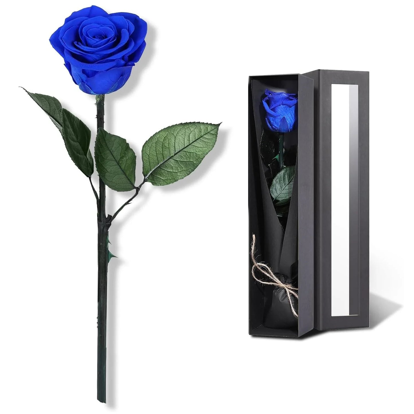 Preserved Rose for Women,Single Stem Eternal Rose Gift for Her,Mom Birthday Gifts From Daughter Valentine's Day Flowers Presents