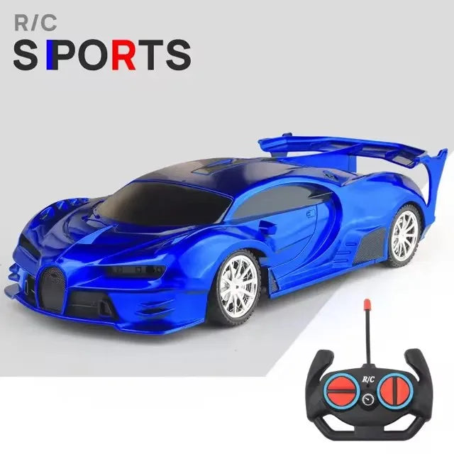 RC Car 2.4G 4CH Remote Control 1:18 With Led Light Sports Cars High Speed Radio Drift Vehicle Racing Boys Girls Toy For Children