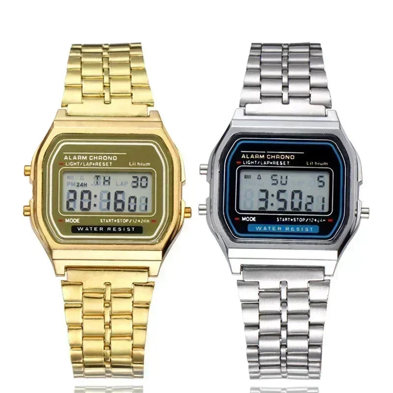 2025 Digital Watches for Men Sports Waterproof Bracelet Clock Gold Electronice LED Wristwatch Women Casucal Montre Homme Relogio