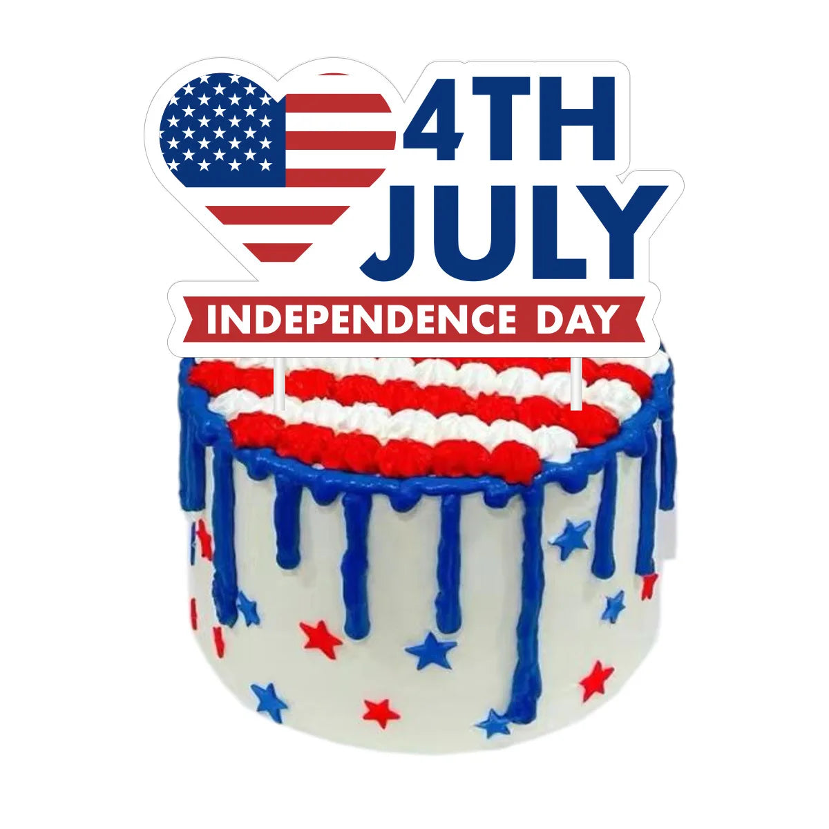 American Party Decorations Independence Day Supplies Banner Balloons Plates For USA 4th Of July Patriotic Theme Party Supplies