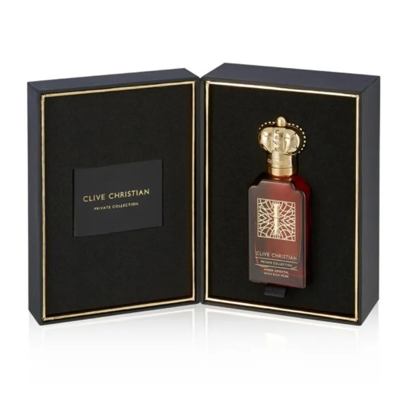 Clive Christian Mens Perfume 50ml Long Lasting Amberwood Fresh Fragrance Jasmine Rose Sandalwood Amber Musk Elegant Scent