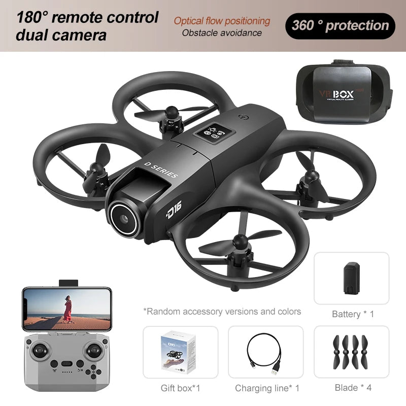 Lenovo D16 Drone 8K Aerial GPS Avoidance Bushless Motor Drone Electric Adjustment HD Profesional Dual-camera Optical Flow