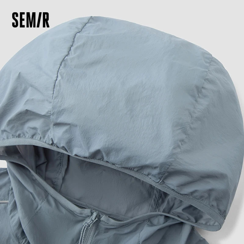 Semir Sun Protection Jacket Men Outdoor Lightweight Cool Feeling Triple Protection 2025 New Summer Top