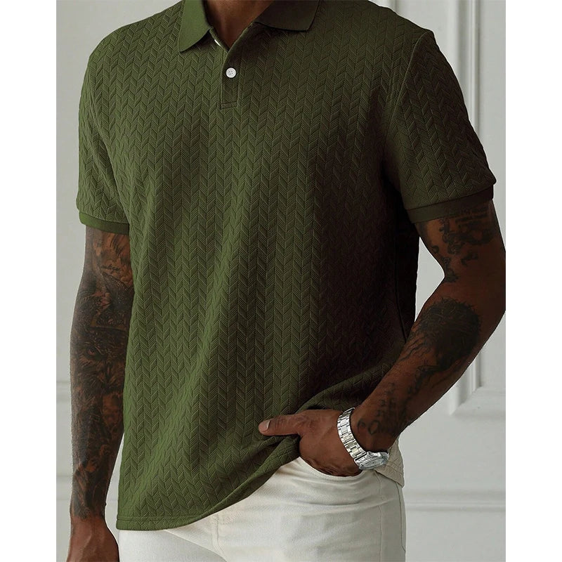 Mens Polo Shirt Summer Short Sleeve Male Polos Streetwear Man Tops Solid Color Poloshirt Brand Breathable Male Polo Shirts Men