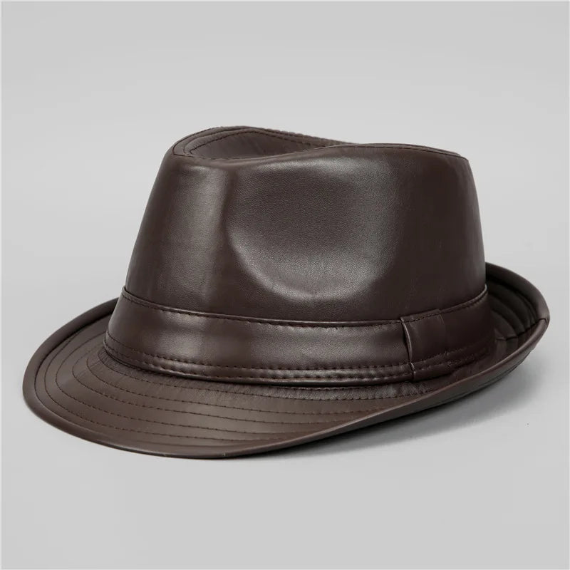 Men's and Women's Gentleman Hat Casual England Cowboy Hat Retro Warm Bowler Hat Jazz Cap Out Hundred with The Trend Cap