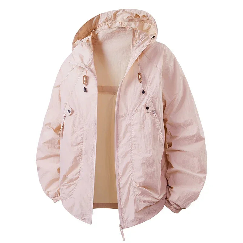 2026 Summer Mens Lightweight Hiking Jacket Outdoor Men Suncreen Breathable Hooded Coats Men Quick Dry Sports Fishing Jackets