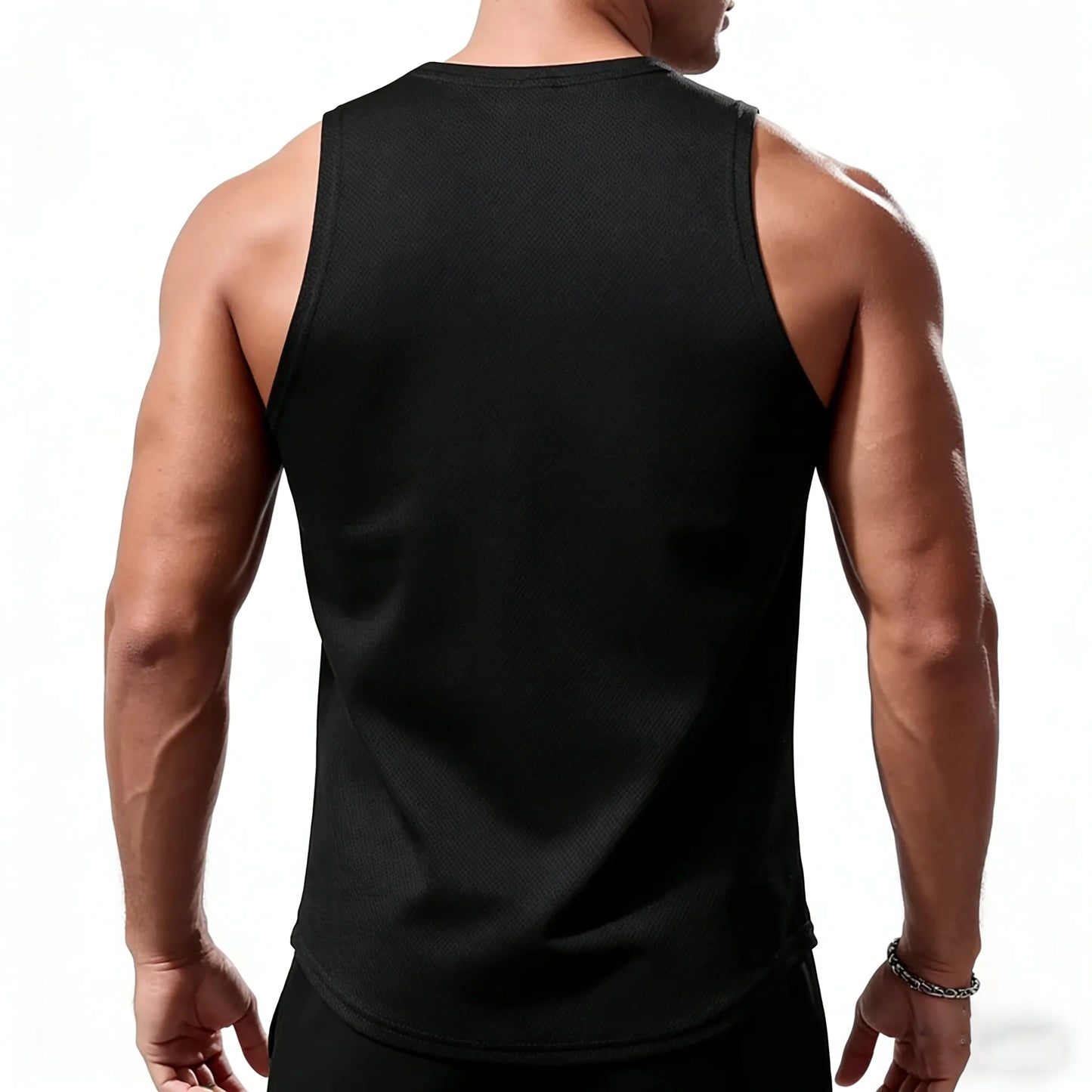 Men Sport Vest Summer Quick Dry Training Tanktop Workout Gym Singlets Man Fitness Tops Sleeveless Shirt Tee Running Tank Top Men