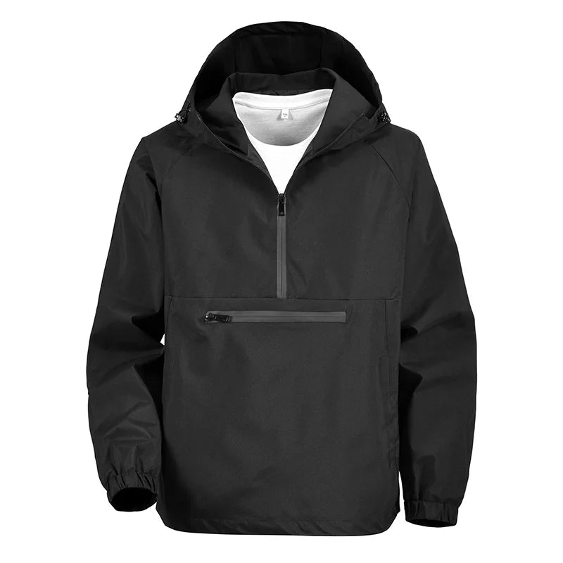 Men's Jacket Spring 2026 New Casual Versatile Fashion Hooded Tooling Jacket Top