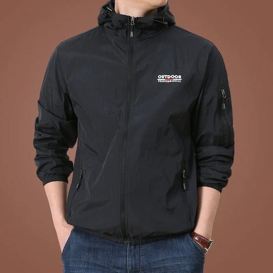 Summer Sun Jacket Men Outdoor Clothing Quick Dry Skin Coat Men Sports Sunscreen Cycling Hiking Fishing Camping Jacket