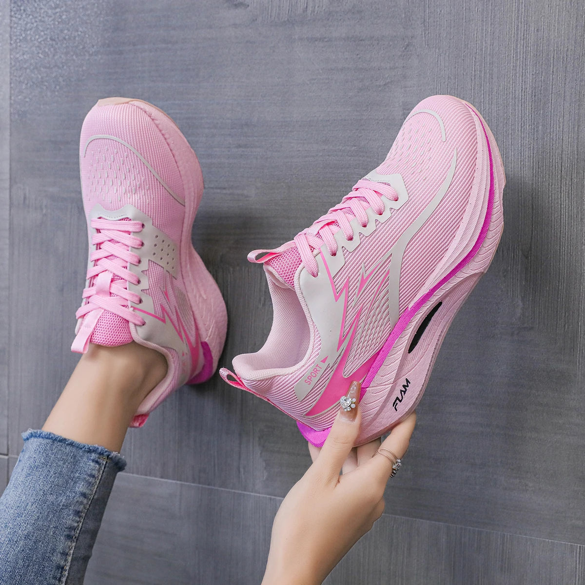 Mens Running Shoes 2026 New Professional Cushioned Breathable Marathon Fashion Sports Training Kightweight Sneakers for Man