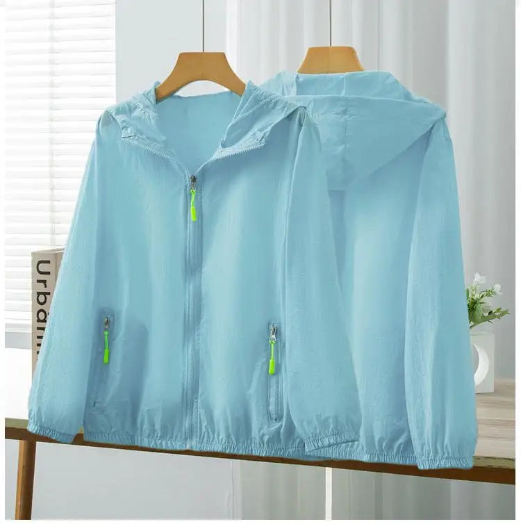 New Summer Sun Protection Clothing Outdoor Jackets Fitting Clothes Men's Women's Lightweight Sun Protection Jackets