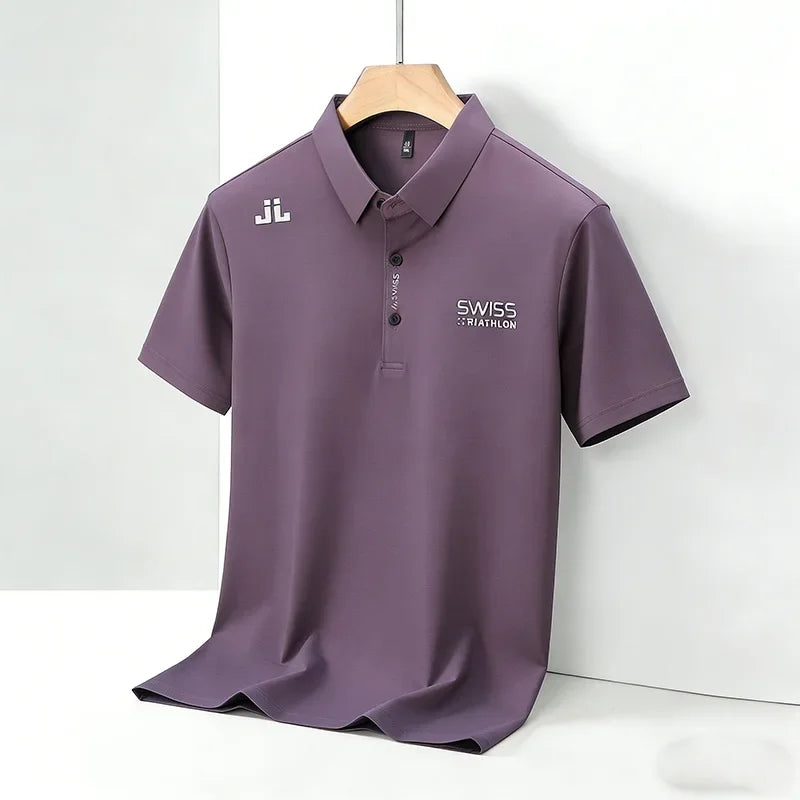 2026 New Men's Regular Fit Short Sleeve Polo Shirt Soft Comfortable Fabric Casual Sport Summer Fashion Top Tee