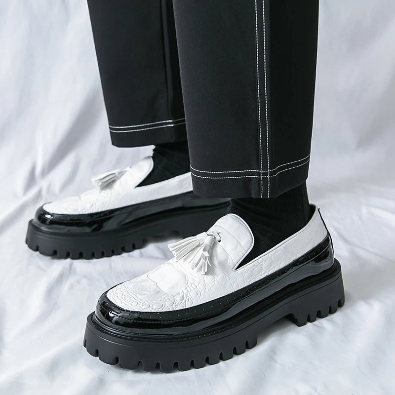 Mens Loafers Shoes Slip on Dress Shoes for Men Patent Leather  Business Casual Driving Prom Party Wedding Comfortabl Shoes