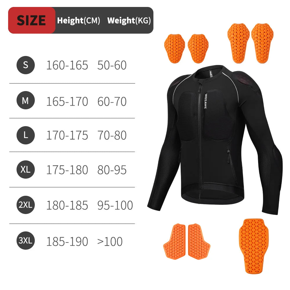 WOSAWE Men's Motorcycle Jacket Lightweight Motocross Motorbike Jacket Clothing Summer Autumn Biker Riding Apparel