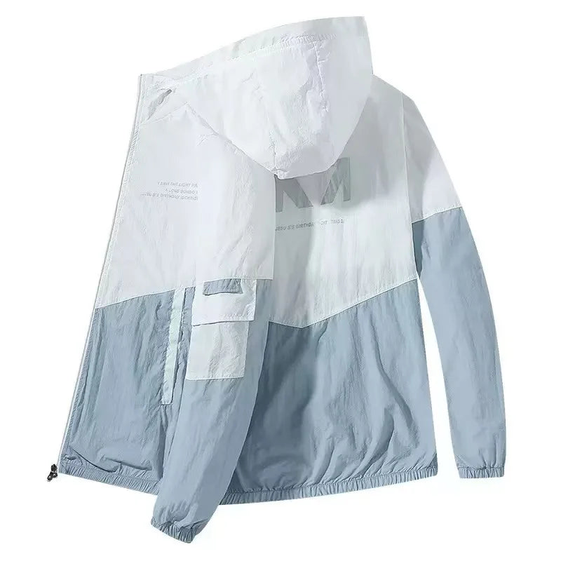 2025 New Summer Sunscreen Jacket Men's Women's Lightweight Quick-drying UV-proof Windbreaker Outdoor Camping Solid Color Tops