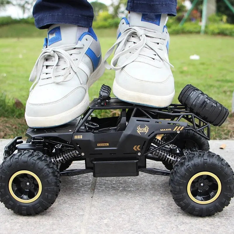 4WD RC Car Off Road 4x4 Remote Control Cars Radio Buggy Truck Racing Drift with Led Lights Toys Gift for Boys Girls Children Kid