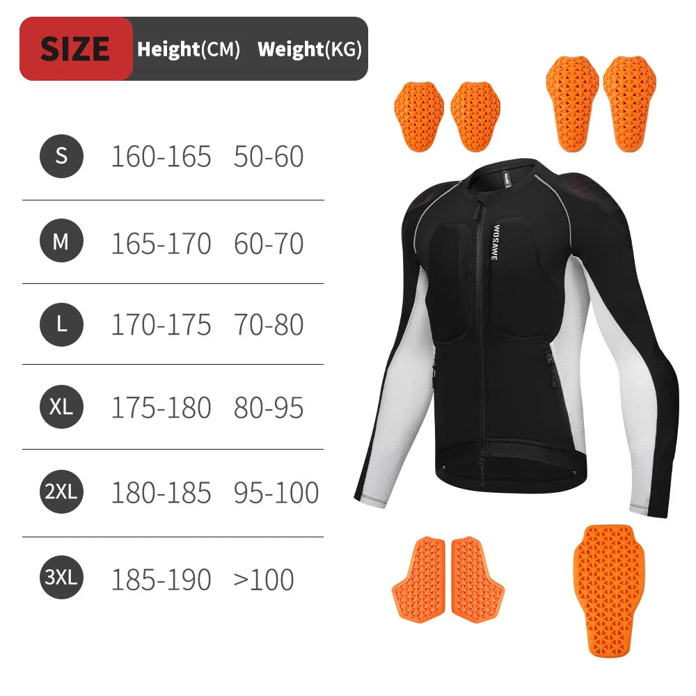 WOSAWE Men's Motorcycle Jacket Lightweight Motocross Motorbike Jacket Clothing Summer Autumn Biker Riding Apparel