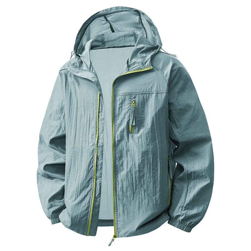 LNGXO Women's Men's Sun Protective Jackets Camping Mountaineering Hiking Outdoor Sports Windbreaker Summer Lightweight Coat