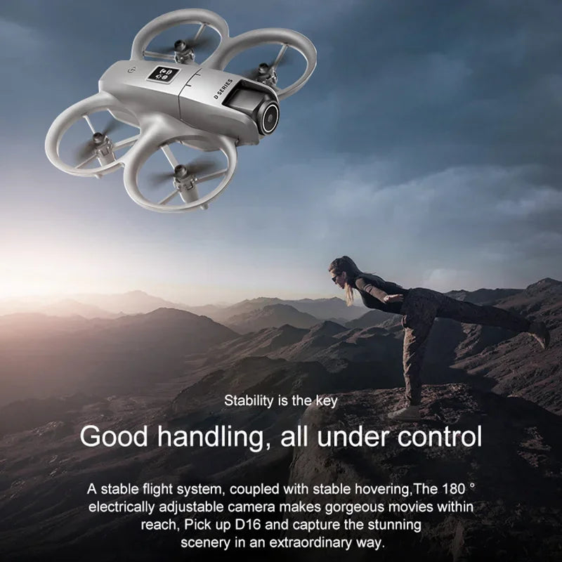 Lenovo D16 Drone 8K Aerial GPS Avoidance Bushless Motor Drone Electric Adjustment HD Profesional Dual-camera Optical Flow