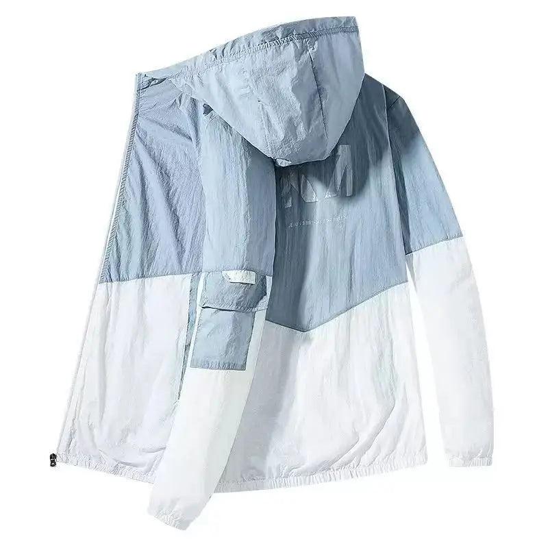2025 New Summer Sunscreen Jacket Men's Women's Lightweight Quick-drying UV-proof Windbreaker Outdoor Camping Solid Color Tops