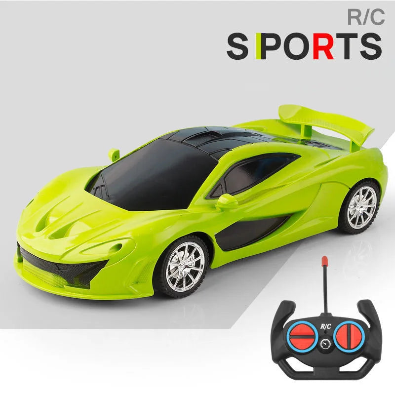 RC Car 2.4G 4CH Remote Control 1:18 With Led Light Sports Cars High Speed Radio Drift Vehicle Racing Boys Girls Toy For Children