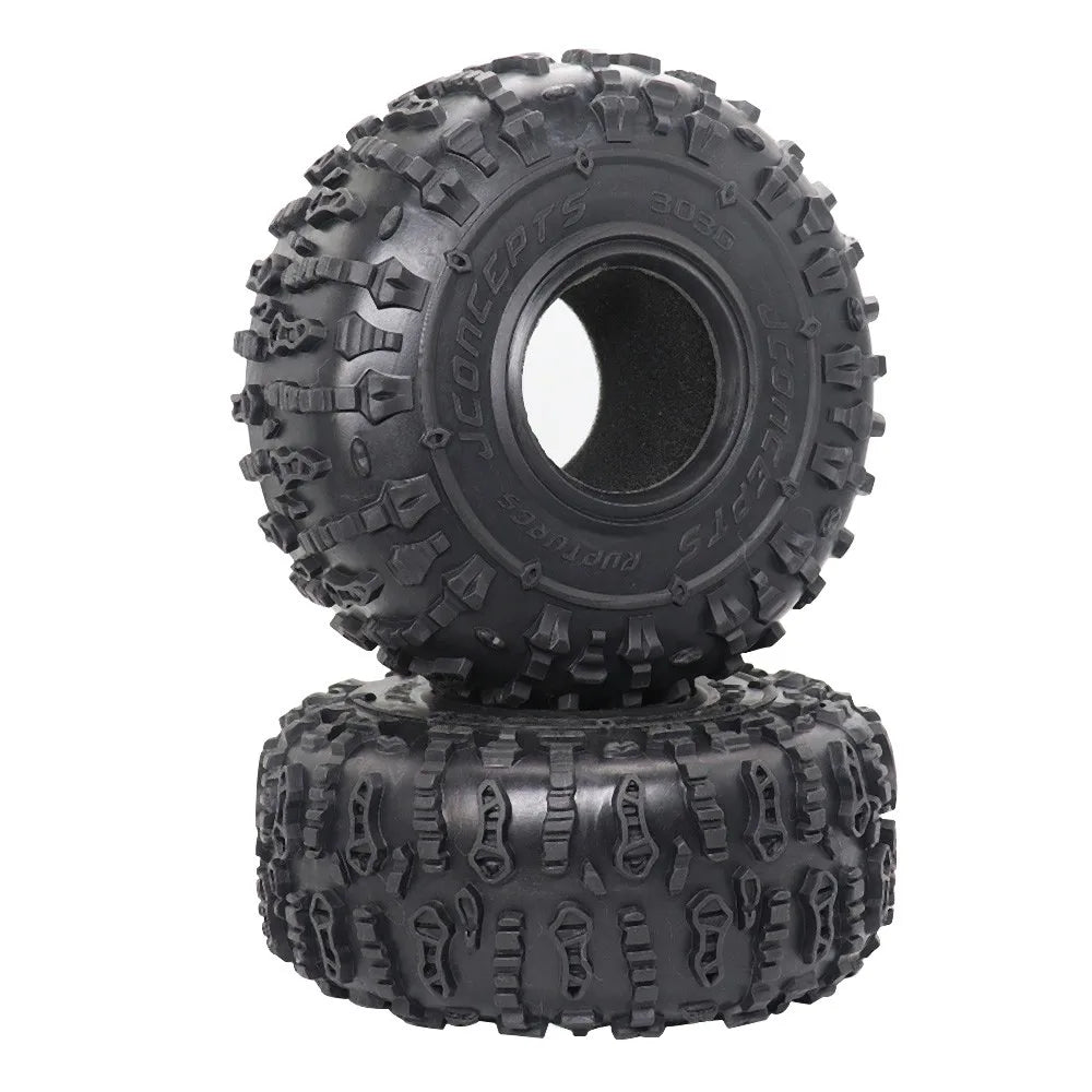 Remote Control Car 4 Pieces 2.2 "jconcepts Rubber Tires Tires For 1/10 Remote Control Crawler Wraith Trax Rr10 Scx10 Wrangler Wh