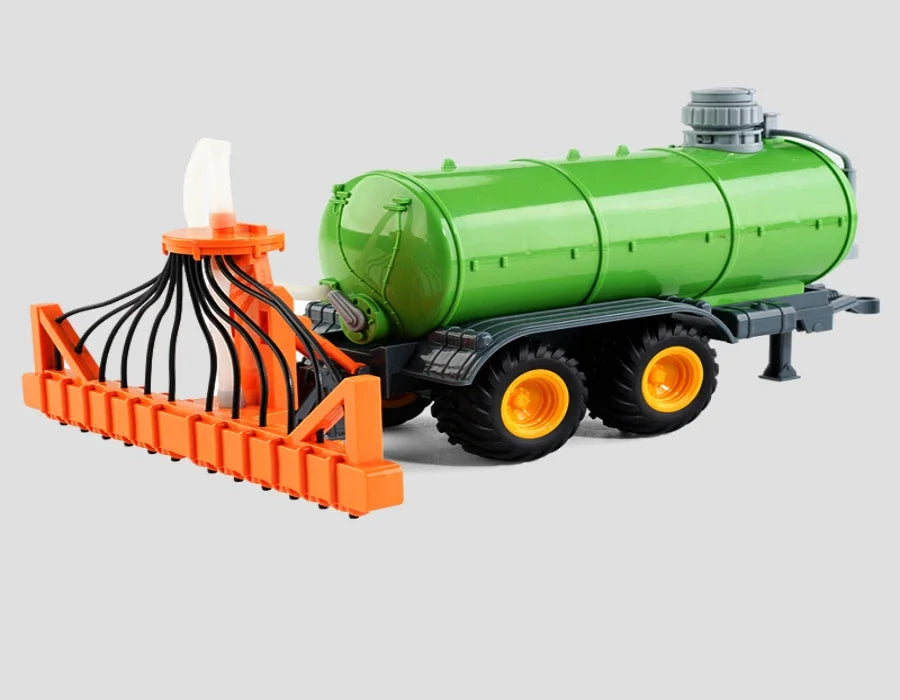 Remote Control Tractor RC Farm Truck Car Trailer 2.4G Farming Simulator Truck Miniature Farm Vehicle Toys Model Children Boy