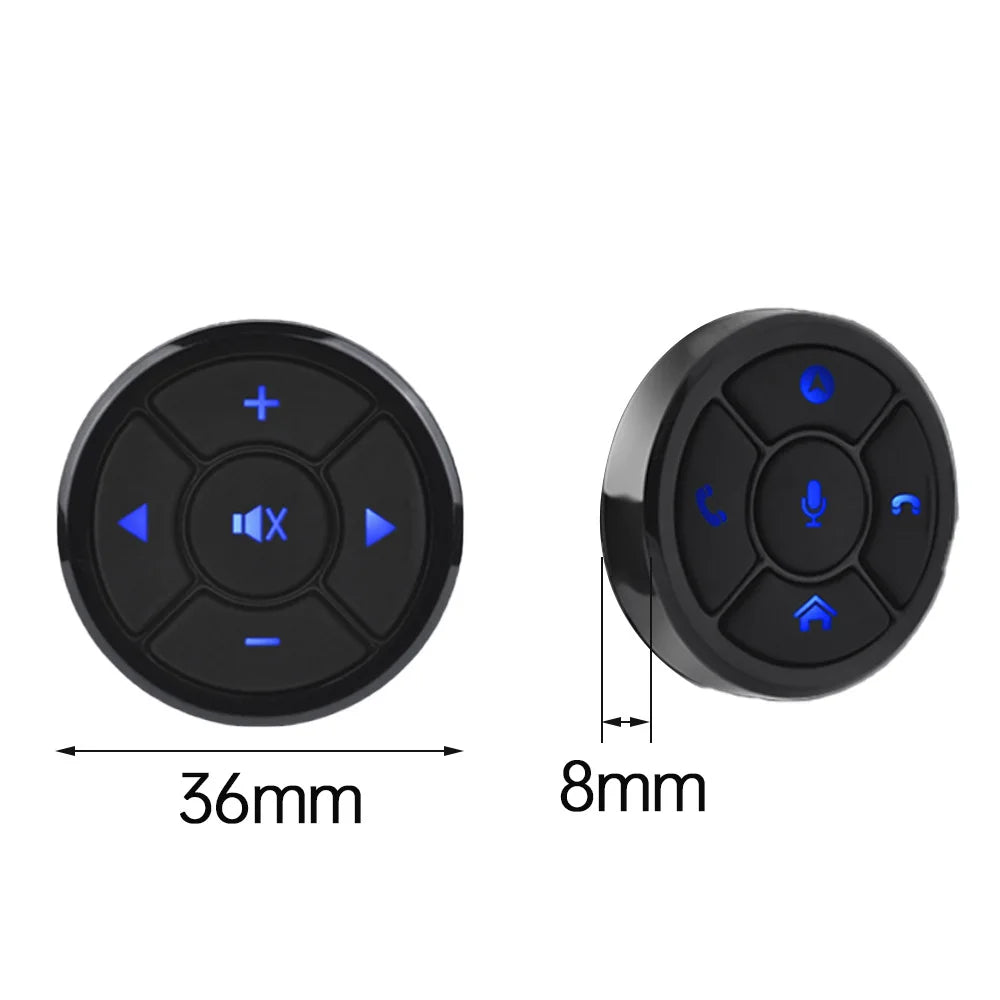 Car Wireless Remote Control 10Keys Steering Wheel Radio Controller Android Long Distance Sound Multimedia Control Smart Buttons