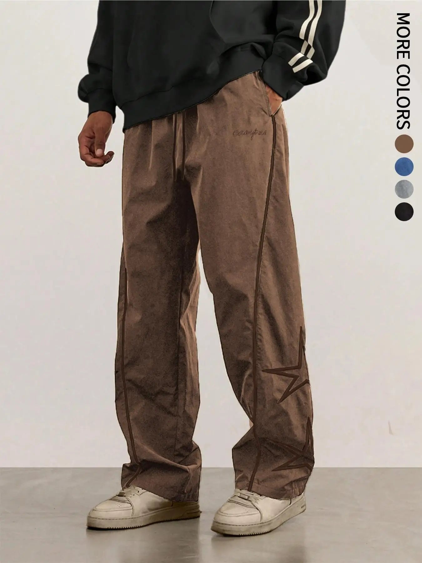 Men's Single-Piece Trousers, Fitness, Cycling, Outdoor Hiking, Swimming, Comfortable Trousers, Running, Quick-Drying, Cool, Breathable, Sweat-Absorbent, Men's Casual Trousers