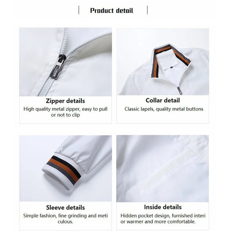 Men's Jackets High Quality Fashion Casual Outdoor Coat Male Tops Baseball Bomber Varsity Jacket Mens Designer Clothes Plus Size