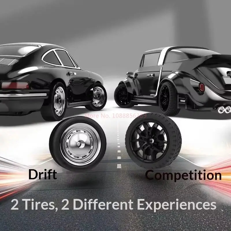 1:22 Remote Control Vintage Classic Car - Proportional Throttle & Steering 2 Sets of Tires Highly Detailed Display Model