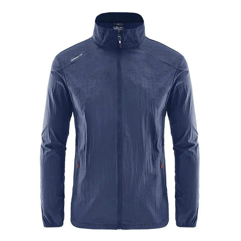 Summer Jackets Men Windbreaker Coats Male Sunscreen Clothing Traveling Camping Jacket Ultrathin Cycling Fishing Tops Hiking Wear