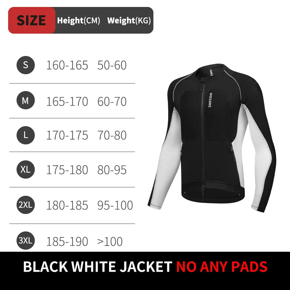 WOSAWE Men's Motorcycle Jacket Lightweight Motocross Motorbike Jacket Clothing Summer Autumn Biker Riding Apparel
