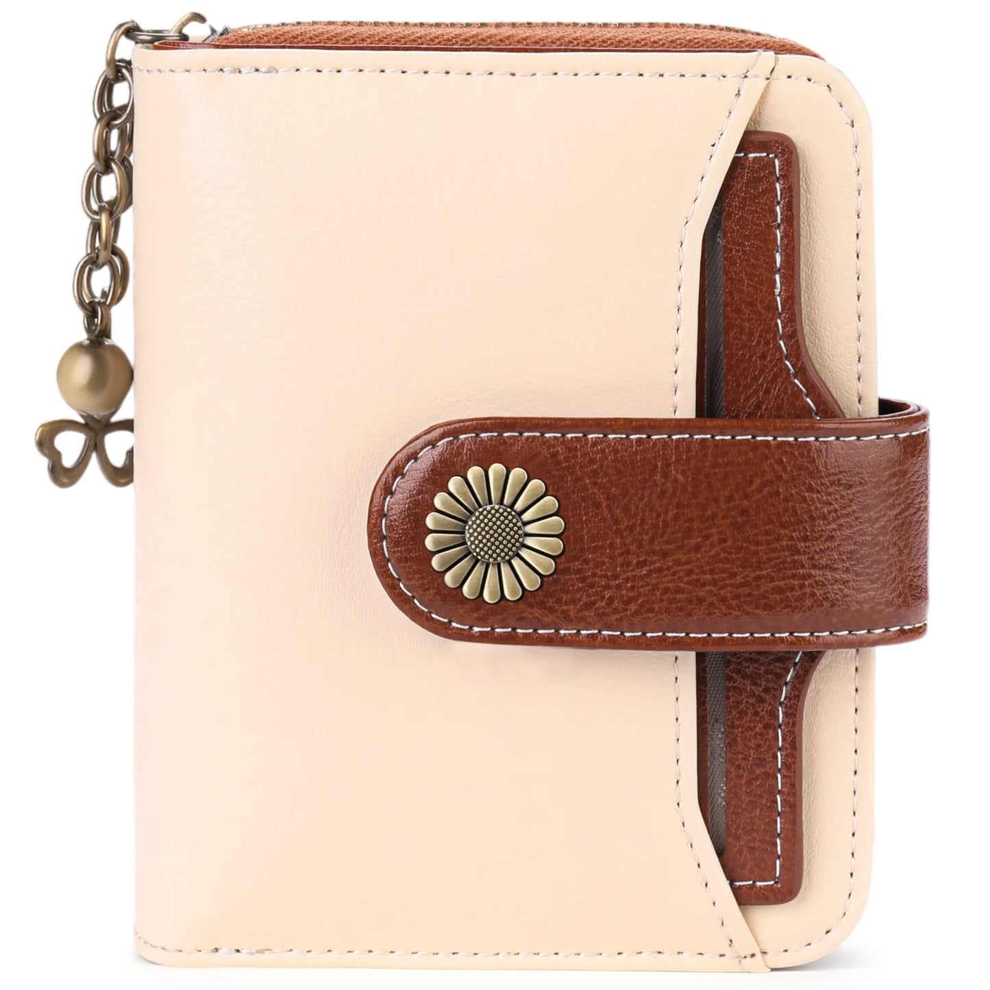 2025 Luxury Women Wallet Lady Split Leather Vintage Bifold Purse Female RFID Card Holder RetroCoins Bag Gift for Mom Box Packing