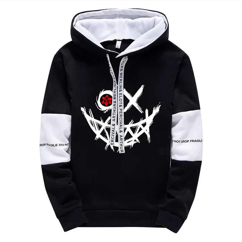 Men's Printed Tracksuit — Casual Hoodie & Sweatpants Streetwear Set