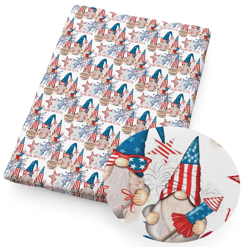 50*145cm 4th Of July Independence Day Polyester Cotton/Swimwear Fabric for Tissue Sewing Quilting Fabrics Needlework Quilt DIY